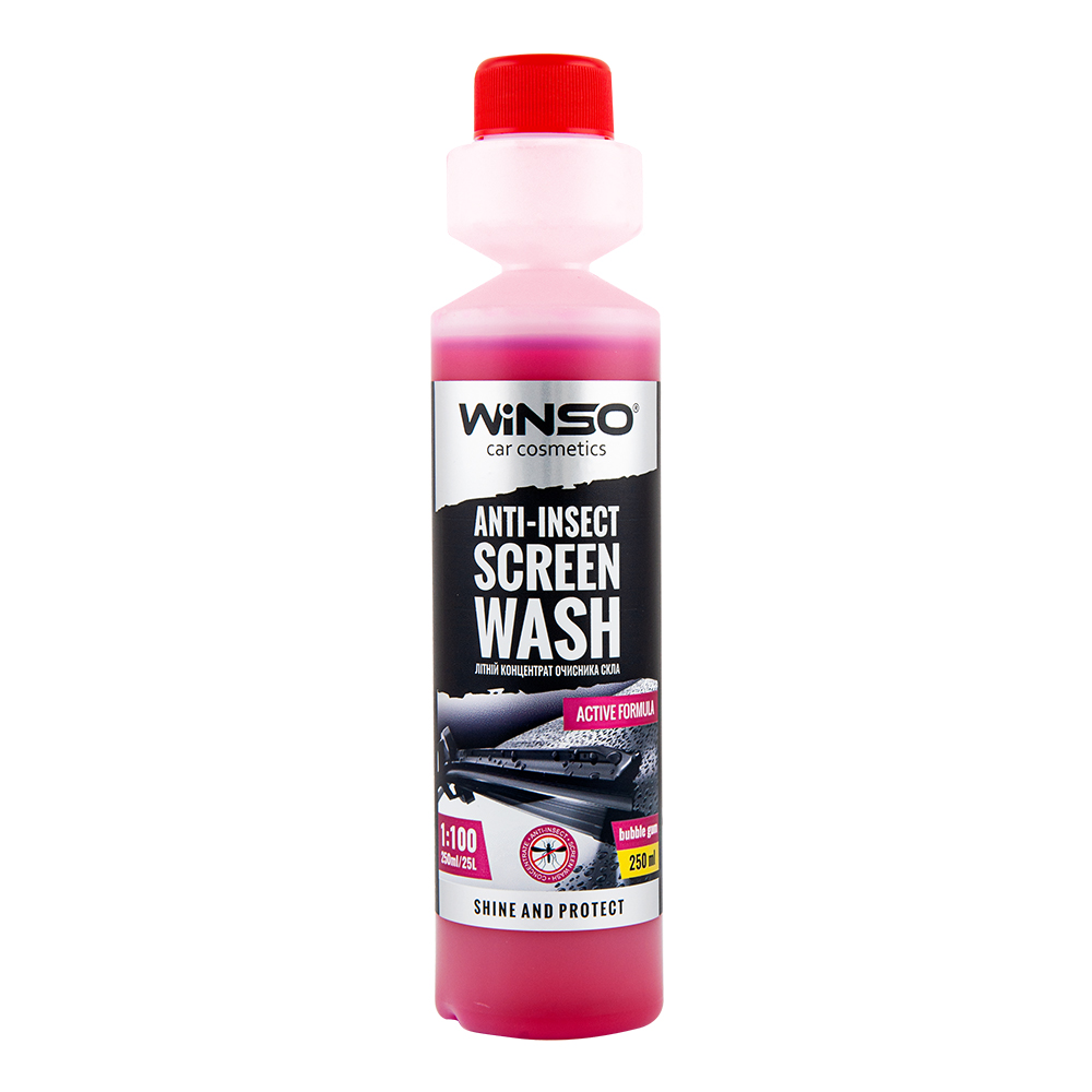 WINSO Ljetna tečnost za šajbu – koncentrat 1:100 250ml - Bubble gum