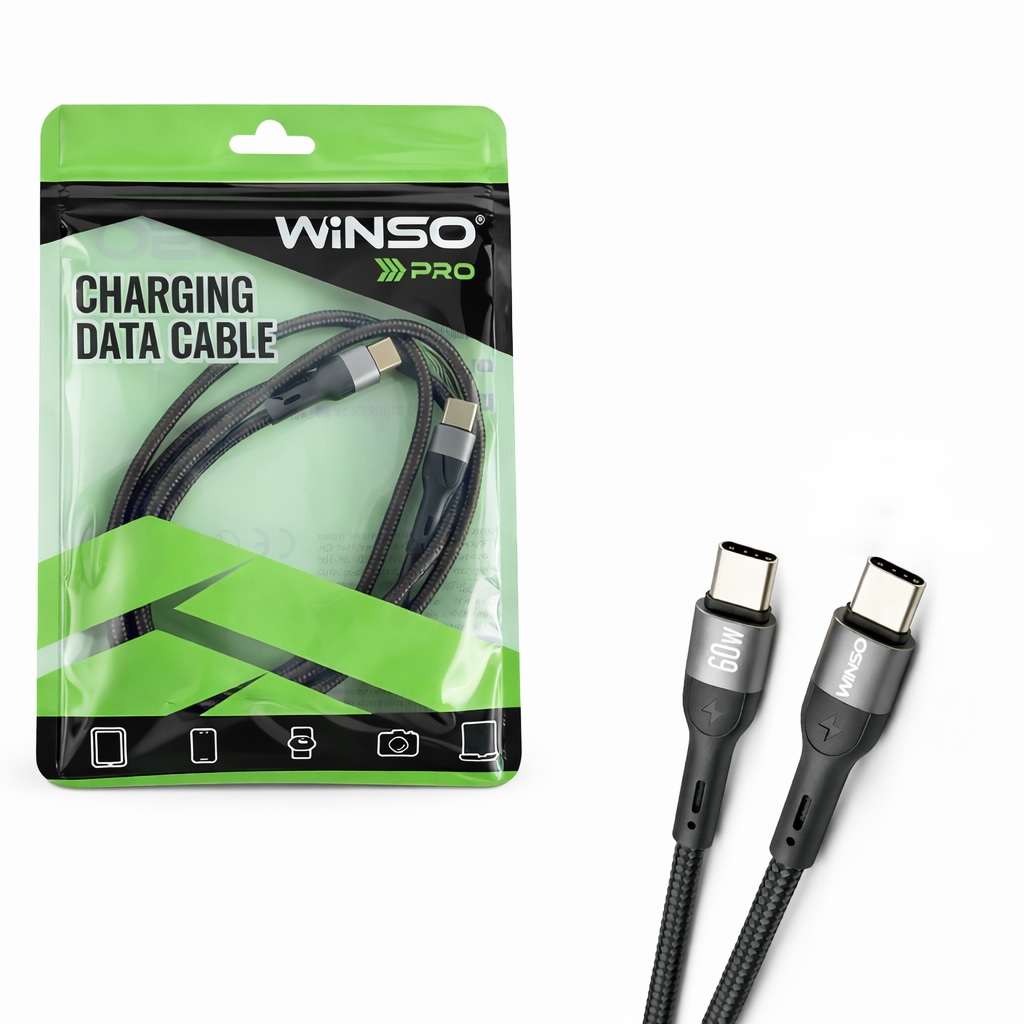 WINSO PRO kabl za punjenje 60W 1m TIP-C - 223105B