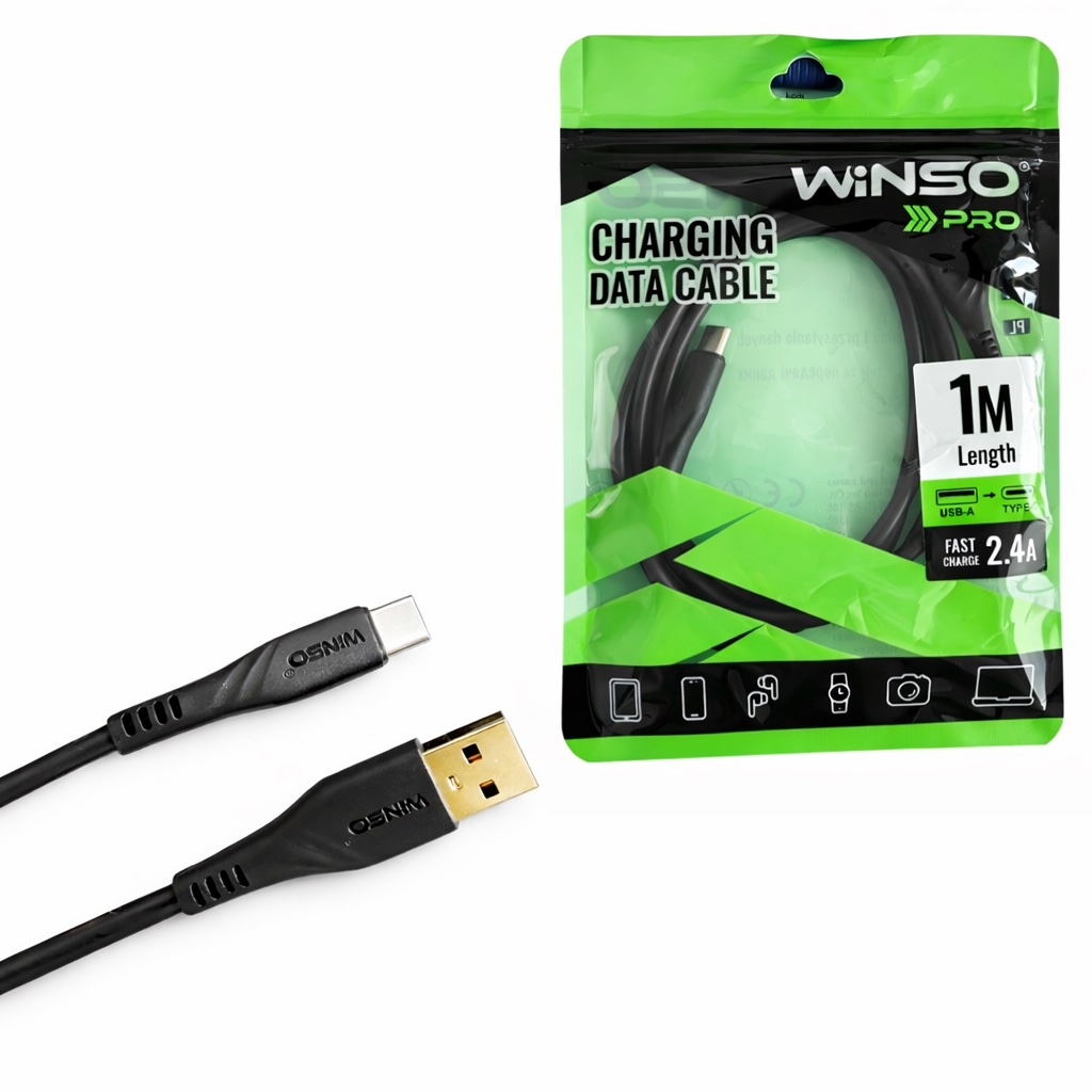 WINSO PRO kabl za punjenje 2.4A 1m USB - TIP-C - 221103B