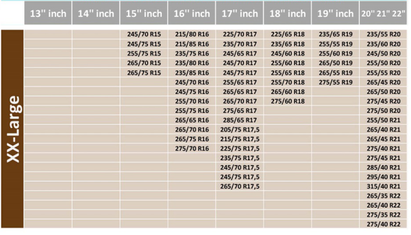 GMAX Zimska navlaka za gumu vel. XXL - STO1402 - thumbnail 2